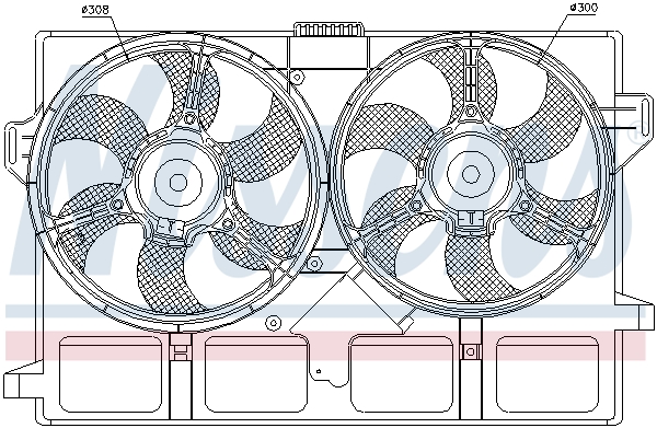 NISSENS 85440 Ventola, Raffreddamento motore