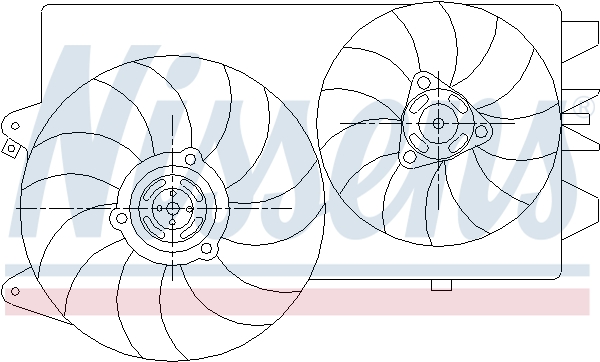 NISSENS 85573 Ventola, Raffreddamento motore