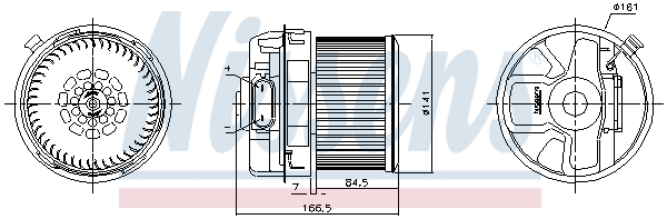 NISSENS 87352 Ventilatore abitacolo