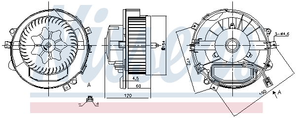 NISSENS 87426 Ventilatore abitacolo