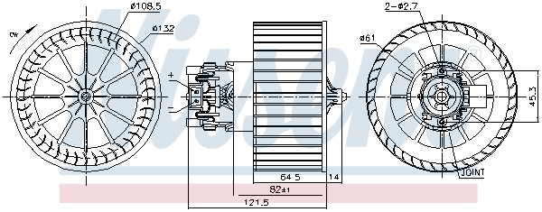 NISSENS 87479 Ventilatore abitacolo-Ventilatore abitacolo-Ricambi Euro