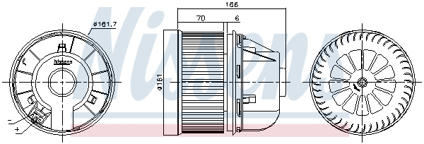 NISSENS 87490 Ventilatore abitacolo-Ventilatore abitacolo-Ricambi Euro