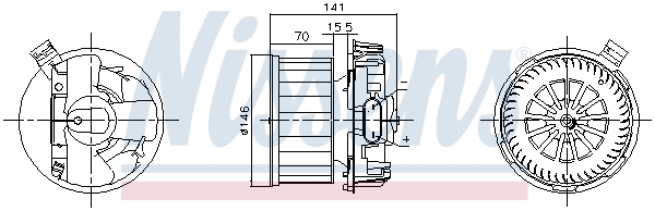NISSENS 87619 Pulseur d'air...