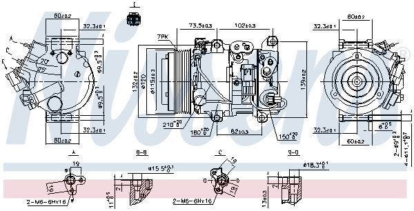 NISSENS 890158 Compressore, Climatizzatore-Compressore, Climatizzatore-Ricambi Euro