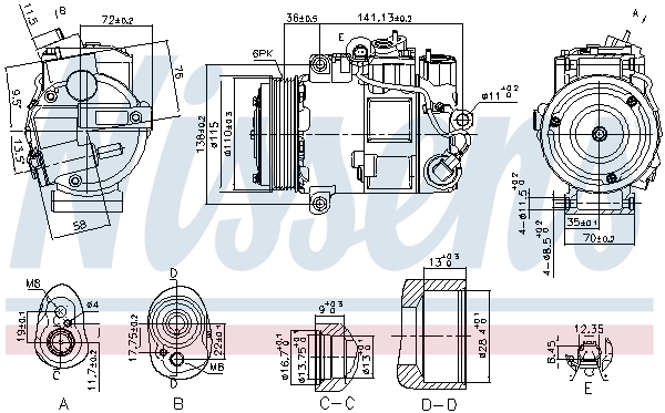 NISSENS 890199 ** FIRST FIT...