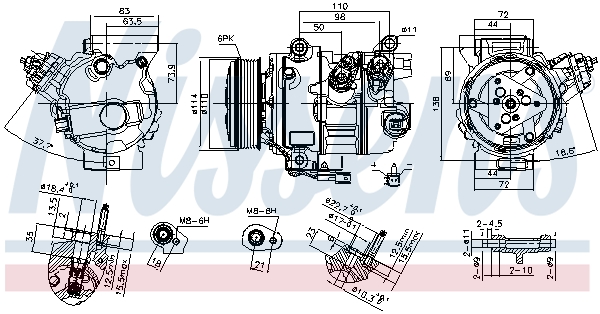NISSENS 890791 ** FIRST FIT...