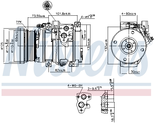 NISSENS 890871 Compressore, Climatizzatore