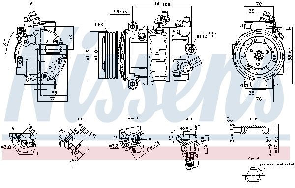 NISSENS 890893 ** FIRST FIT...