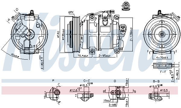 NISSENS 890904 ** FIRST FIT...