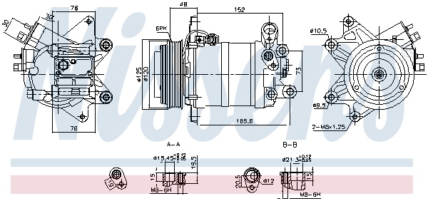 NISSENS 890913 ** FIRST FIT...