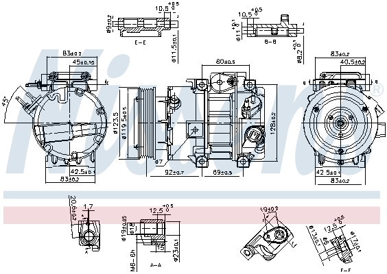 NISSENS 890917 ** FIRST FIT...