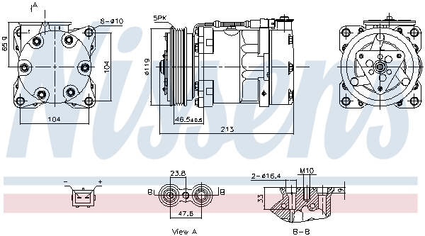 NRF 320009G GENUINE Kompressor, klimaanlegg