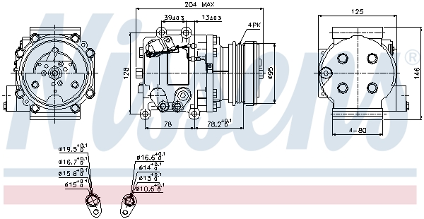 NISSENS 89229 Compressore, Climatizzatore