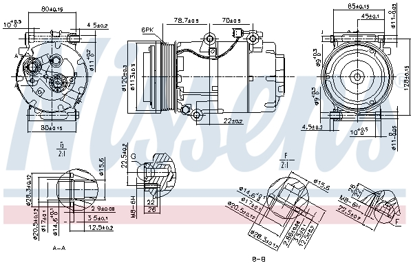 NISSENS 89388 Compressore, Climatizzatore-Compressore, Climatizzatore-Ricambi Euro