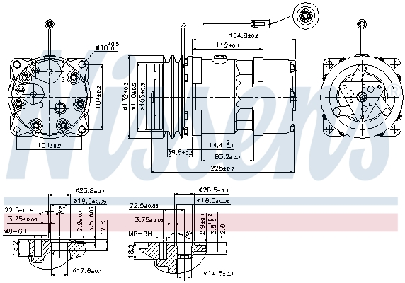 NISSENS 89439 Compressore, Climatizzatore-Compressore, Climatizzatore-Ricambi Euro