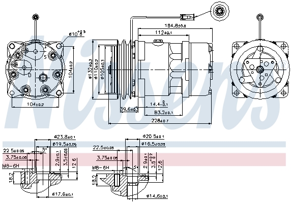 NISSENS 89439 Compressore, Climatizzatore