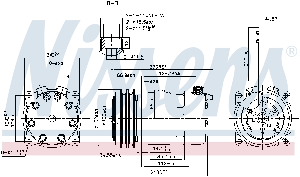 NISSENS 89616 Compressore, Climatizzatore