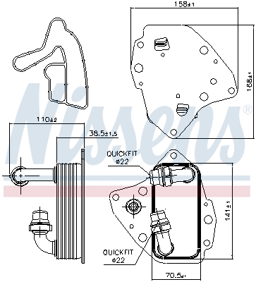 NISSENS 90996 ** FIRST FIT...