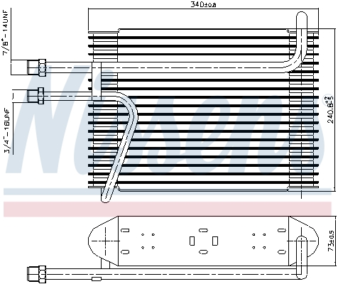 NISSENS 92155 Evaporatore, Climatizzatore-Evaporatore, Climatizzatore-Ricambi Euro