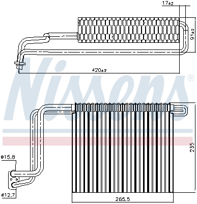 NISSENS 92248 Evaporatore, Climatizzatore-Evaporatore, Climatizzatore-Ricambi Euro