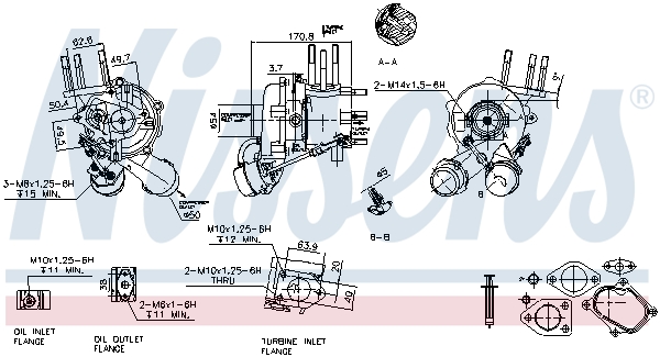 NISSENS 93042 Turbocompressore, Sovralimentazione