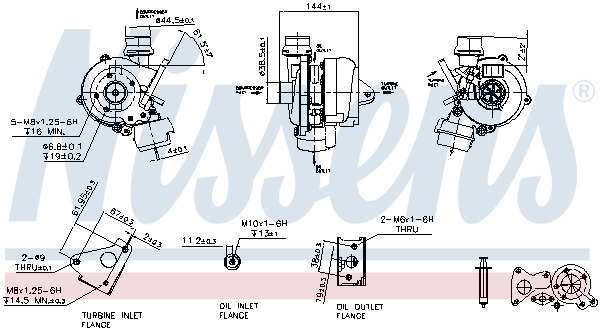 NISSENS 93092 Turbocompressore, Sovralimentazione