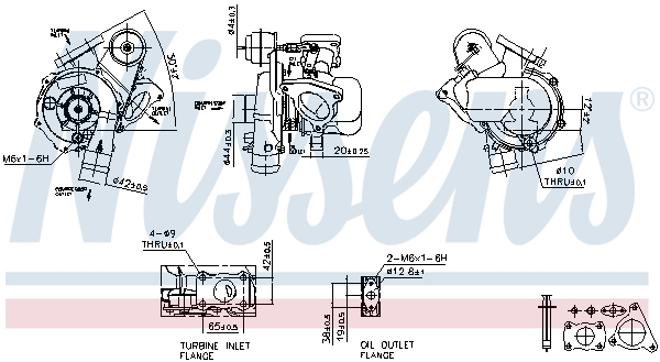 NISSENS 93094 Turbocompressore, Sovralimentazione-Turbocompressore, Sovralimentazione-Ricambi Euro