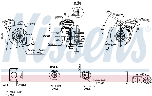 NISSENS 93175 Turbocompressore, Sovralimentazione-Turbocompressore, Sovralimentazione-Ricambi Euro