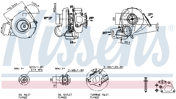 NISSENS 93215 Turbocompressore, Sovralimentazione-Turbocompressore, Sovralimentazione-Ricambi Euro