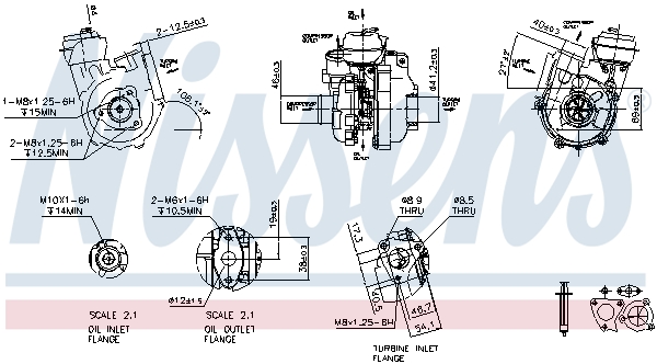 NISSENS 93223 Turbocompressore, Sovralimentazione