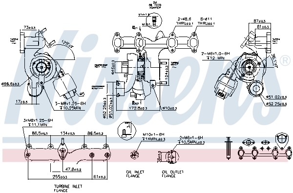 NISSENS 93267 Turbocompressore, Sovralimentazione