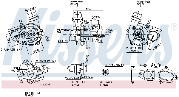 NISSENS 93275 Turbocompressore, Sovralimentazione