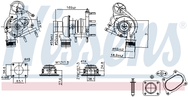 NISSENS 93448 ** FIRST FIT ** Lader, oppladning