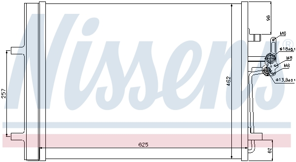 NISSENS 940044 Condensatore, Climatizzatore-Condensatore, Climatizzatore-Ricambi Euro