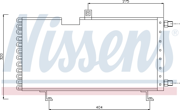 NISSENS 94005 Condensatore, Climatizzatore-Condensatore, Climatizzatore-Ricambi Euro