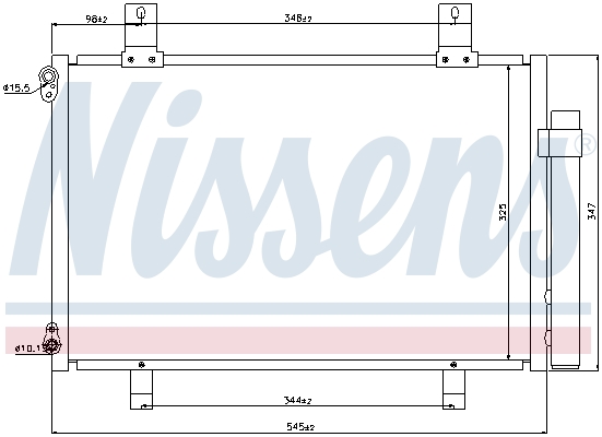 NISSENS 940057 Condensatore, Climatizzatore