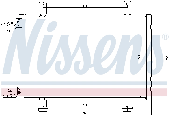 NISSENS 940079 Condensatore, Climatizzatore-Condensatore, Climatizzatore-Ricambi Euro