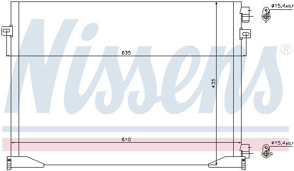 NISSENS 940109 Condensatore, Climatizzatore