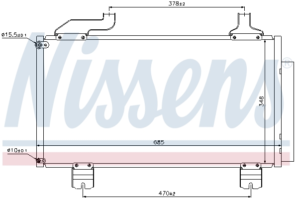 NISSENS 940114 Condensatore, Climatizzatore-Condensatore, Climatizzatore-Ricambi Euro