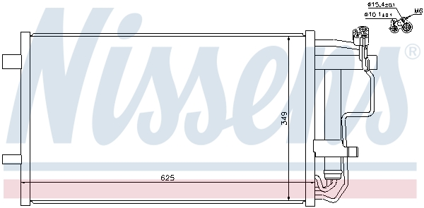 NISSENS 940149 Condensatore, Climatizzatore-Condensatore, Climatizzatore-Ricambi Euro