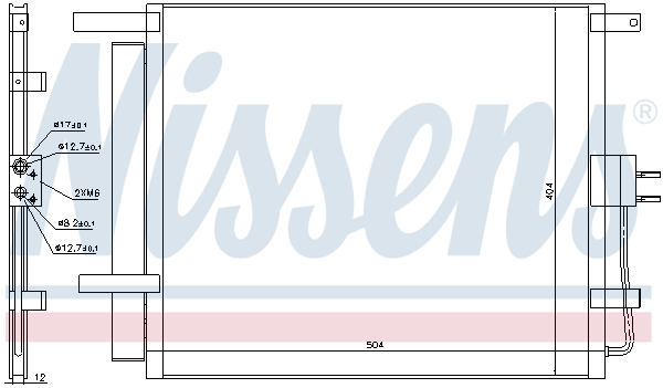 NISSENS 940218 Condensatore, Climatizzatore