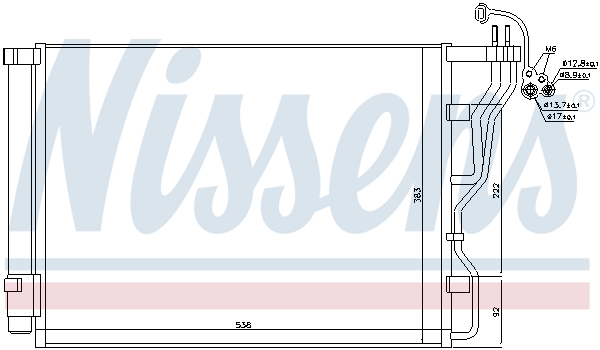 NISSENS 940245 Condensatore, Climatizzatore