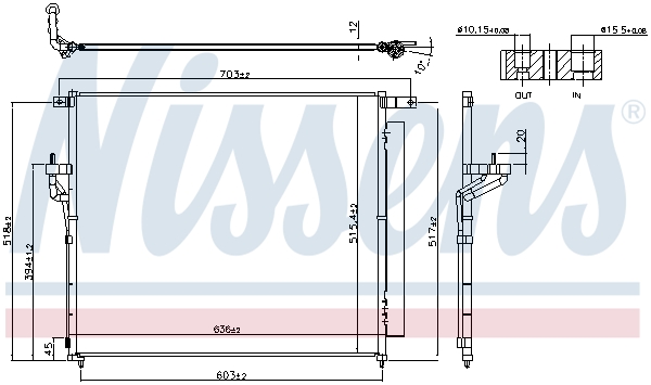 NISSENS 940266 Condensatore, Climatizzatore-Condensatore, Climatizzatore-Ricambi Euro