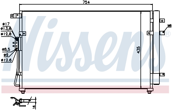 NISSENS 940269 Condensatore, Climatizzatore