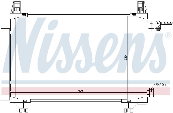 NISSENS 940270 Condensatore, Climatizzatore