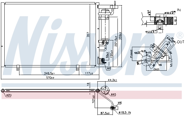 NISSENS 940531 Condensatore, Climatizzatore-Condensatore, Climatizzatore-Ricambi Euro