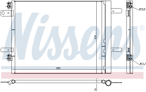 NISSENS 940535 Condensatore, Climatizzatore