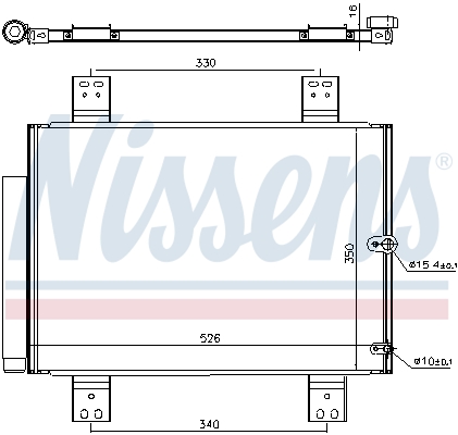 NISSENS 940560 Condensatore, Climatizzatore-Condensatore, Climatizzatore-Ricambi Euro