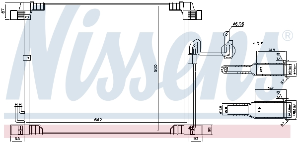 NISSENS 940616 Condensatore, Climatizzatore-Condensatore, Climatizzatore-Ricambi Euro