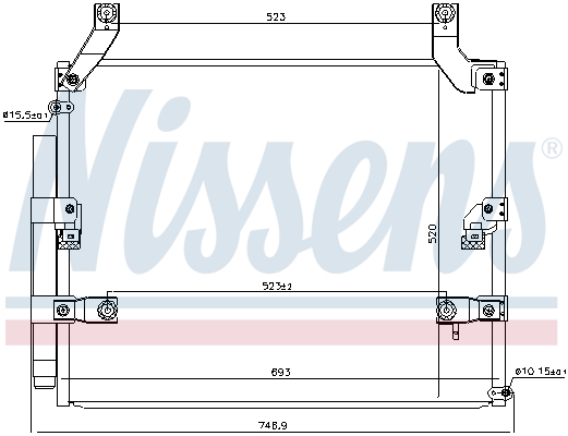 NISSENS 940618 Condensatore, Climatizzatore-Condensatore, Climatizzatore-Ricambi Euro